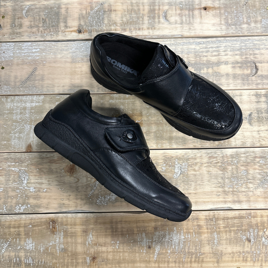 Romika Whitney 03 with Velcro in Black