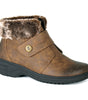 Wanderlust Women's Perth Fur Cuff Low Boot - Dark Tan *WIDE*