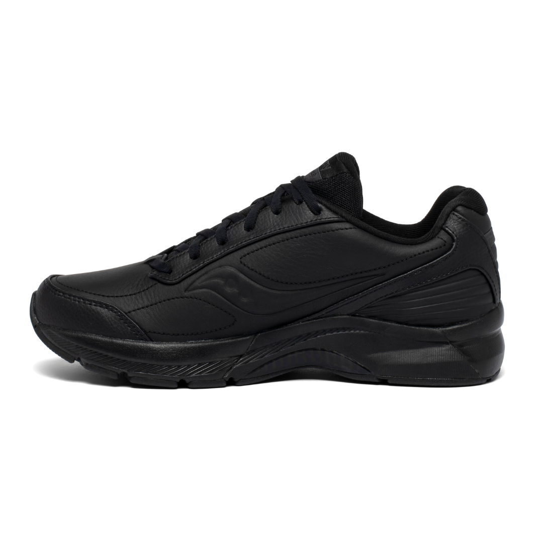 Saucony Men's Omni Walker 3 in Wide Width (Black)