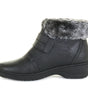 Wanderlust Perth Fur Cuff Low Boot - Black *WIDE*