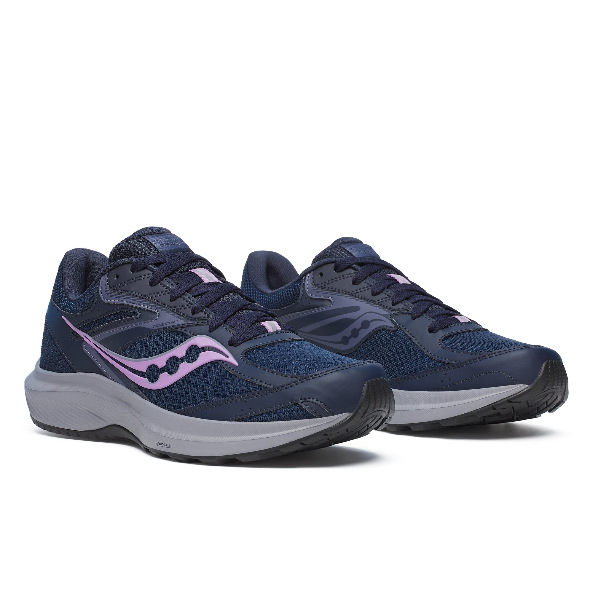 Saucony Women's Cohesion 17 in Navy/Heather - Medium Width *LAST PAIR SIZE 6*