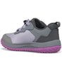 SK167845 Saucony Big Kids' Aura KDZ Sneaker in Grey Purple