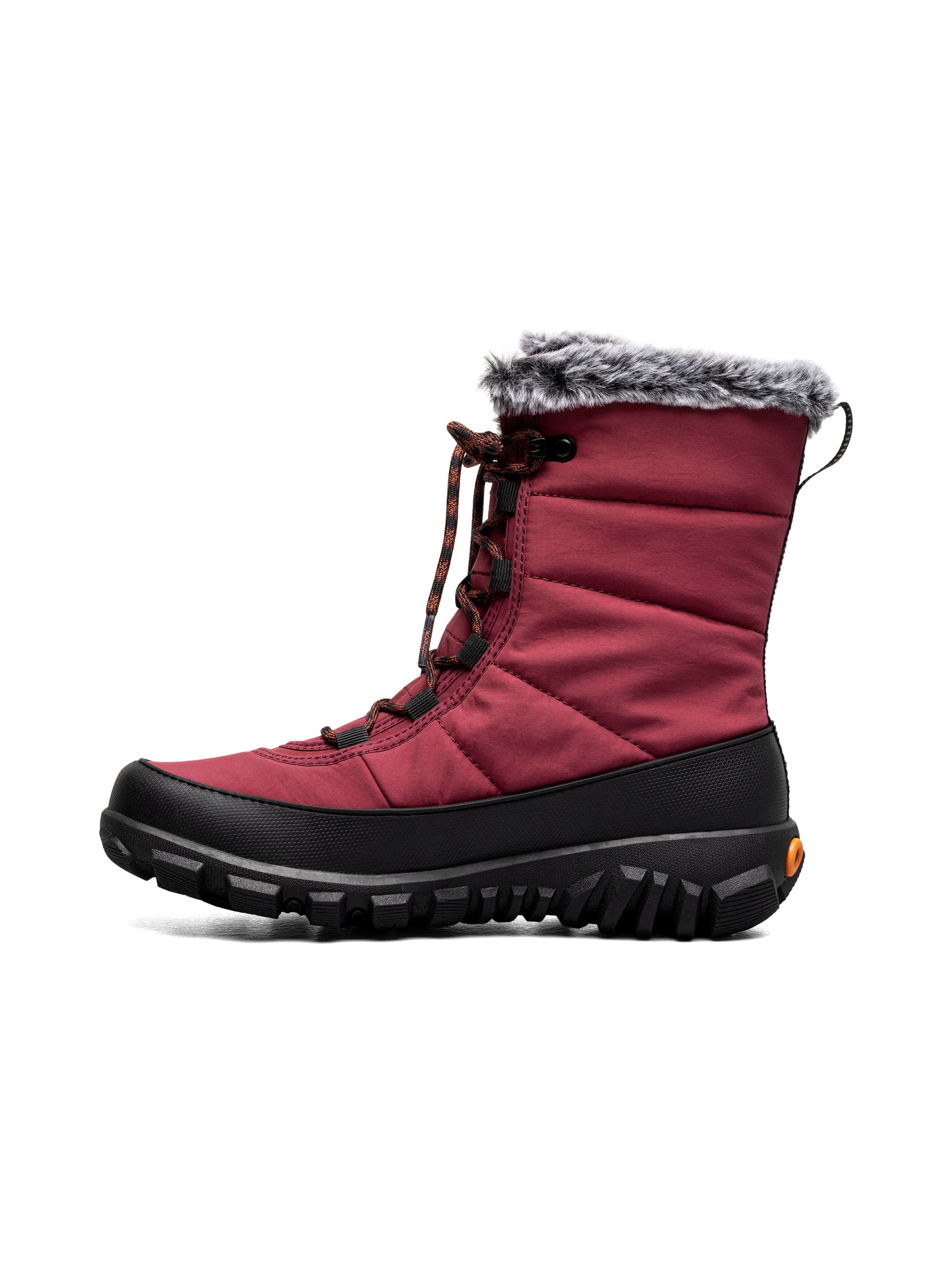 BOGS Women's Cedar Quilt Lace in Garnet