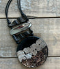 Kenneth Bell - Black Round Necklace