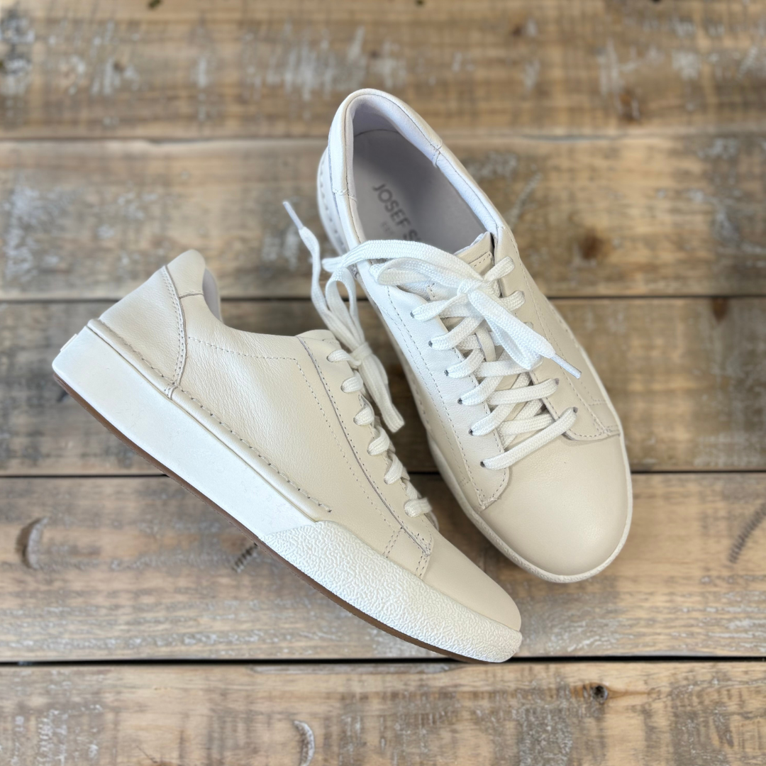 Josef Seibel Claire 01 in White Leather *LAST PAIR SIZE 36*