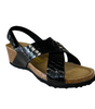 Viking Dorset Wedge in Black Crocodile