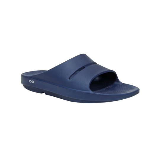 OOFOS OOahh Slide in Navy (Unisex) *LAST PAIRS*
