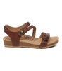 Aetrex Jillian Quarter Strap Braid Walnut