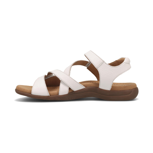 Taos Big Time  - White Leather Adjustable (Generous Medium)