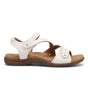 Taos Big Time  - White Leather Adjustable (Generous Medium)