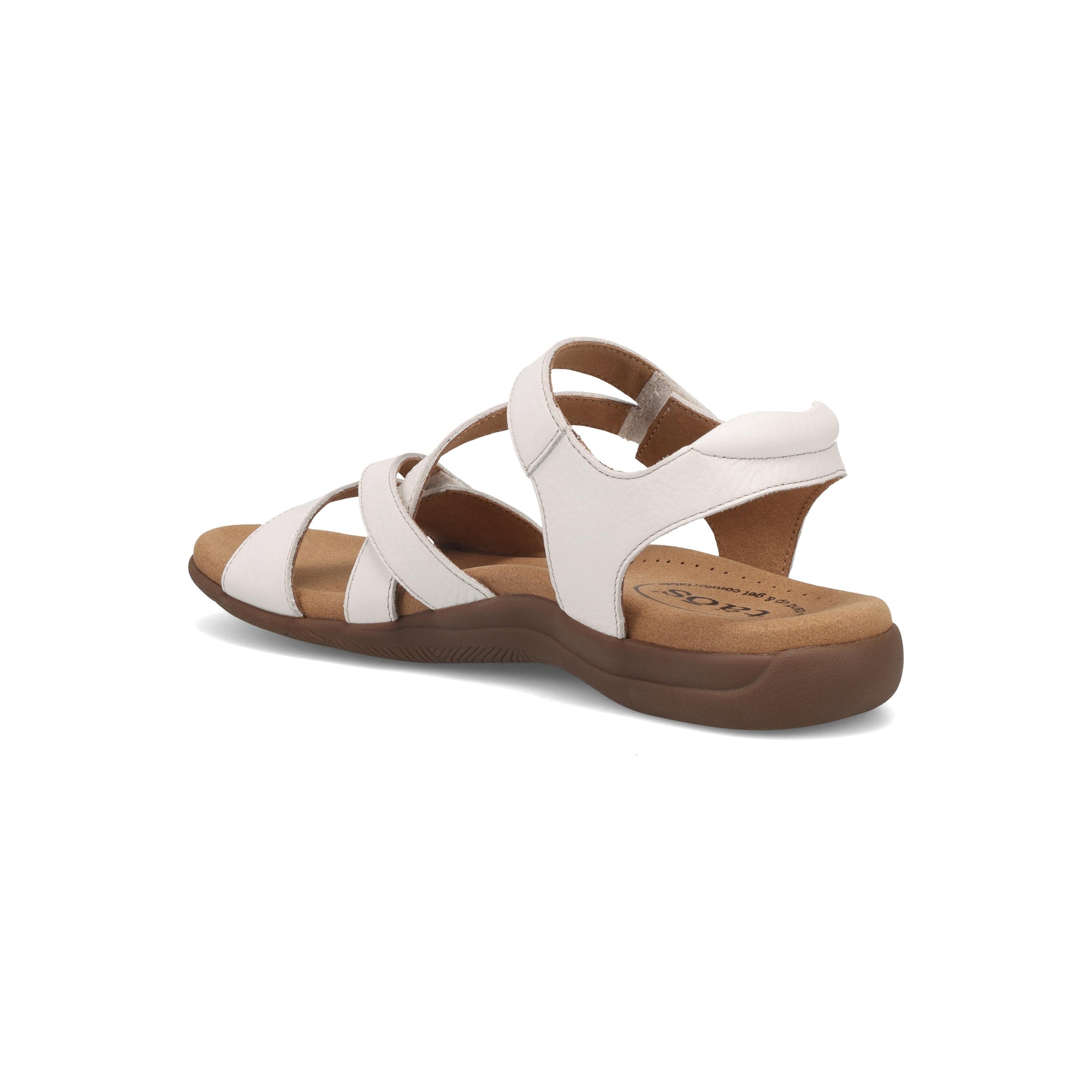 Taos Big Time  - White Leather Adjustable (Generous Medium)