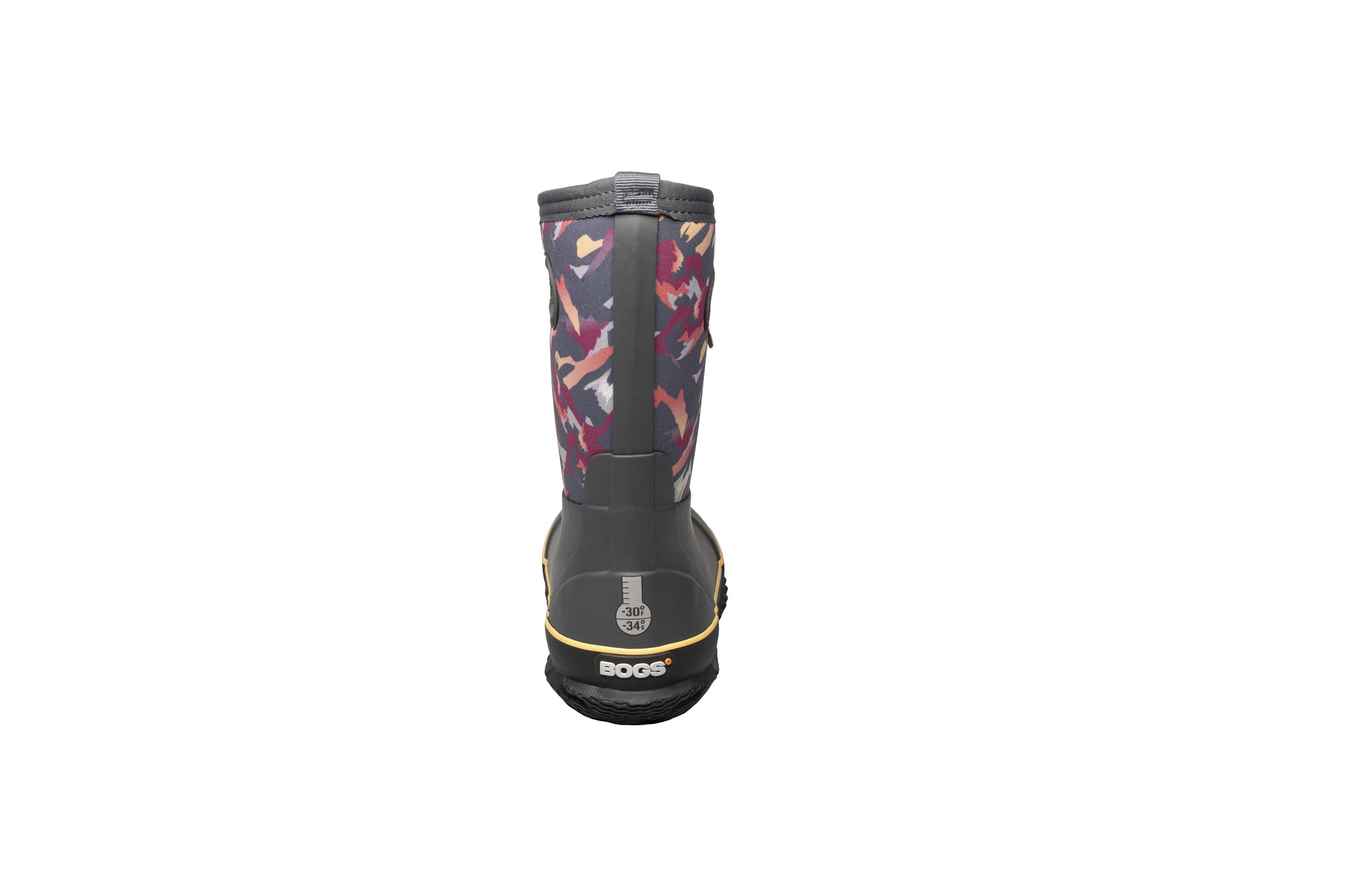 72732 - BOGS Kids' Classic Mountain Dark Grey Multi