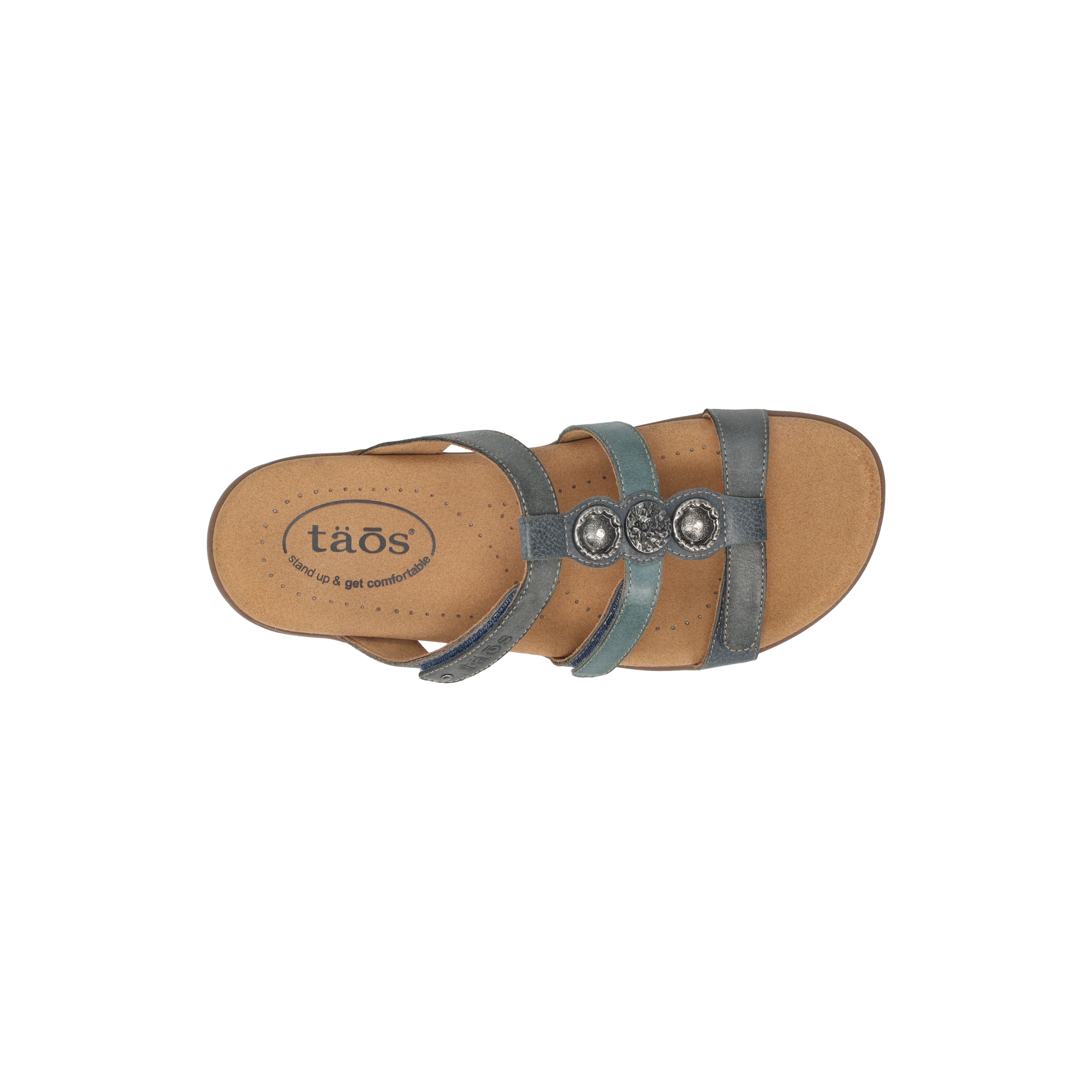 Taos Prize 4 - Blue-Multi Leather Adjustable