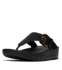 Fit Flop LULU with Buckle in All Black