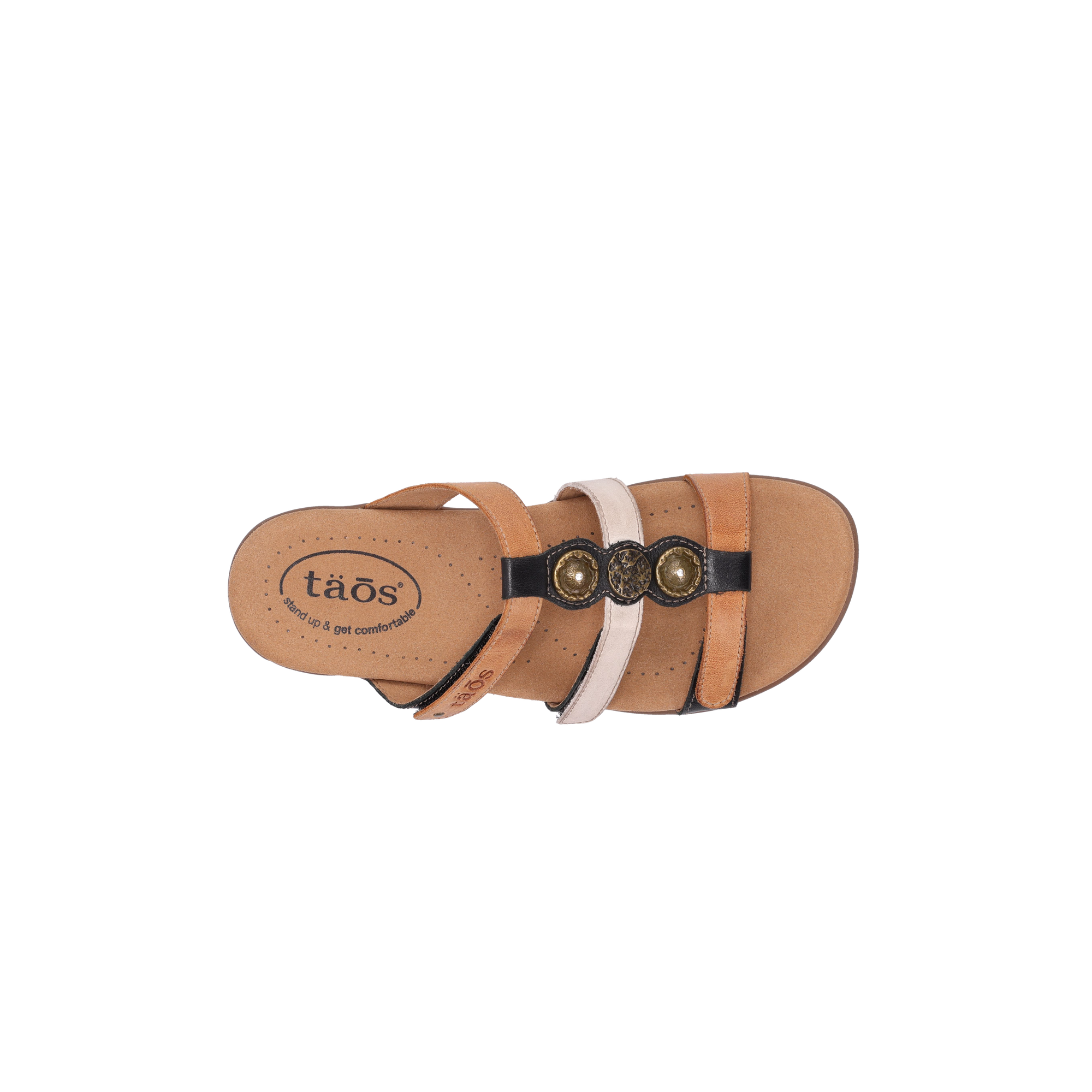 Taos Prize 4 - Tan Multi Leather Adjustable *LAST PAIR Size 10*