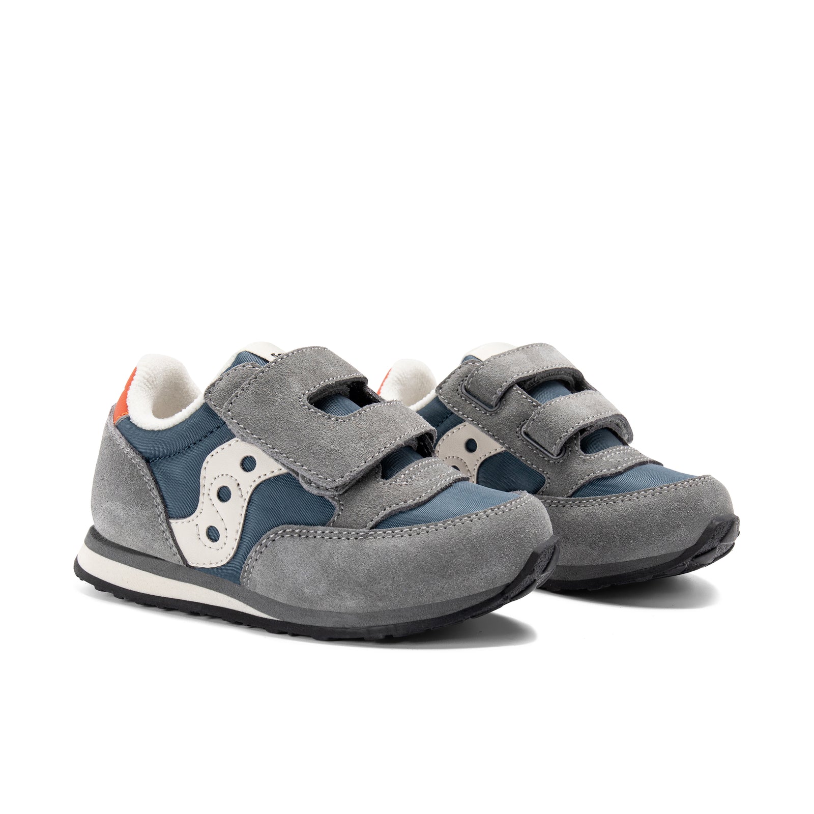 SL267831 Saucony Baby Jazz Hook & Loop Sneaker (HL/GR/BL/OR)