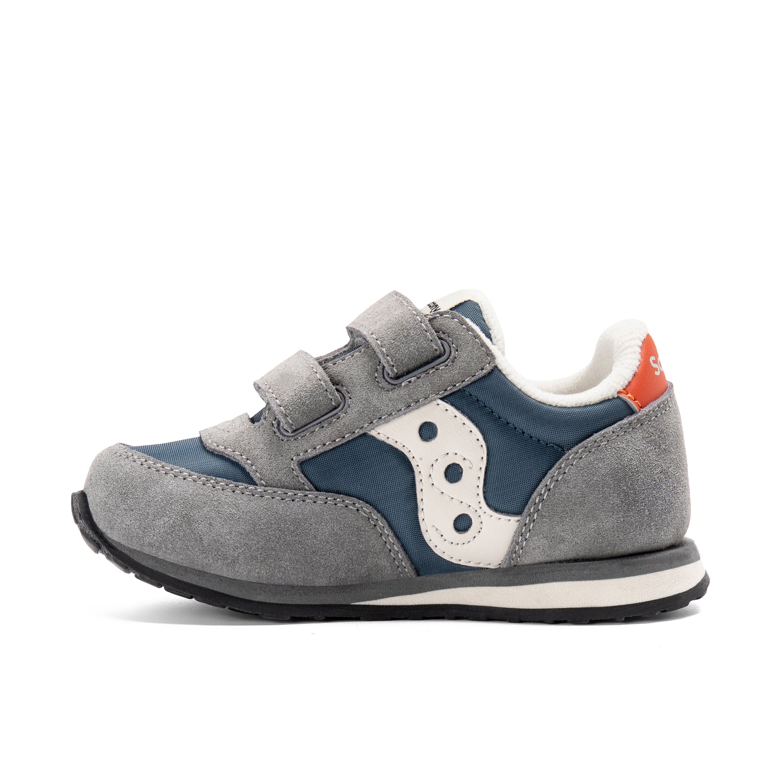 SL267831 Saucony Baby Jazz Hook & Loop Sneaker (HL/GR/BL/OR)