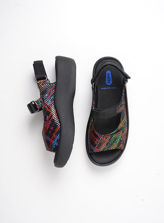 Wolky Women's Jewel - Black Multi Corza Print