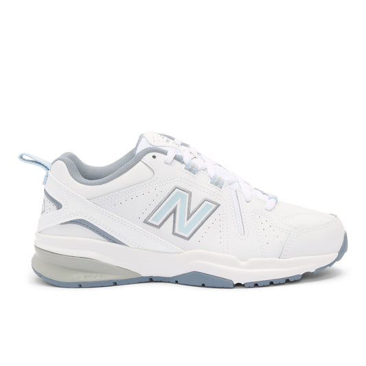 New Balance Women's 608V5 Walking Shoes  *WIDE* White/Light Blue