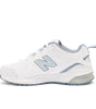 New Balance Women's 608V5 Walking Shoes  *WIDE* White/Light Blue