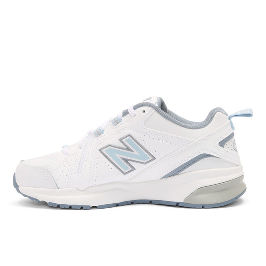 New Balance Women's 608V5 Walking Shoes  *WIDE* White/Light Blue