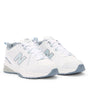 New Balance Women's 608V5 Walking Shoes  *WIDE* White/Light Blue