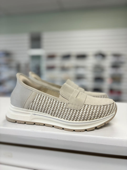 Romika Nellie 01 White Kombi Slip In - Hands Free