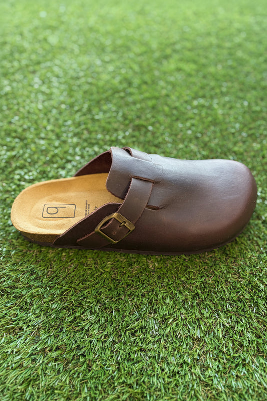 Biotime Men's Burly in Dark Brown Oiled Leather