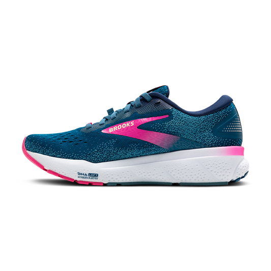 Brooks Women's Ghost 16 GTX - Morocccan Blue/Pink/Yellow *LAST PAIR SIZE 10*