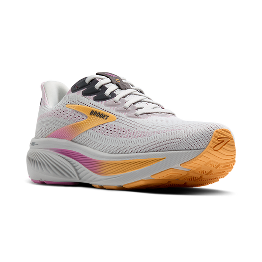 Brooks Women's Ghost 17 - Oyster/Apricot/Pink - Medium Width