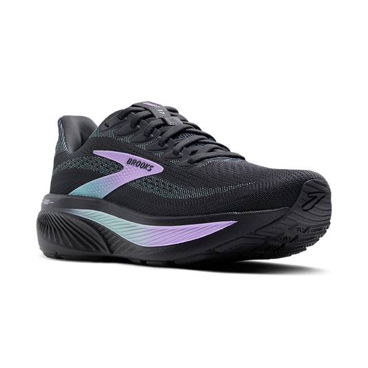 Brooks Women's Ghost 17 - Grey/Clearwater/Purple in Medium