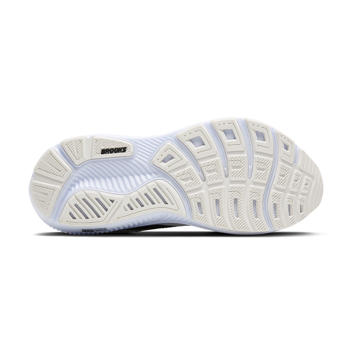 Brooks Women's Ghost 17 in White/Black/Rose Gold *WIDE*