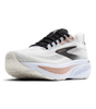 Brooks Women's Ghost 17 in White/Black/Rose Gold *WIDE*
