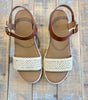 Fit Flop Platfforms Woven Wedge Ankle Strap Sandals