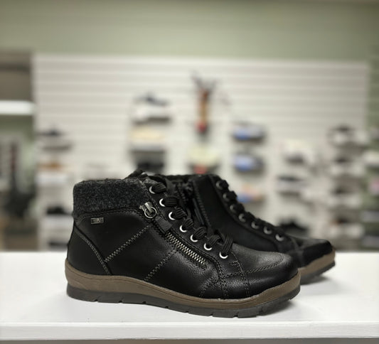 TAXI Women's Arianna01-T Black TEX Water Resistant