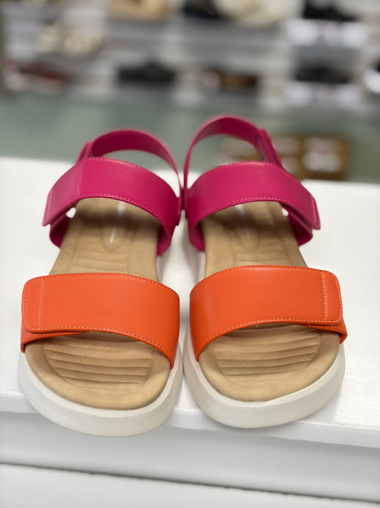 Los Cabos Arcia Orange Fuchsia