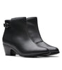 Clarks Emily2 Belle Black Leather *Wide*