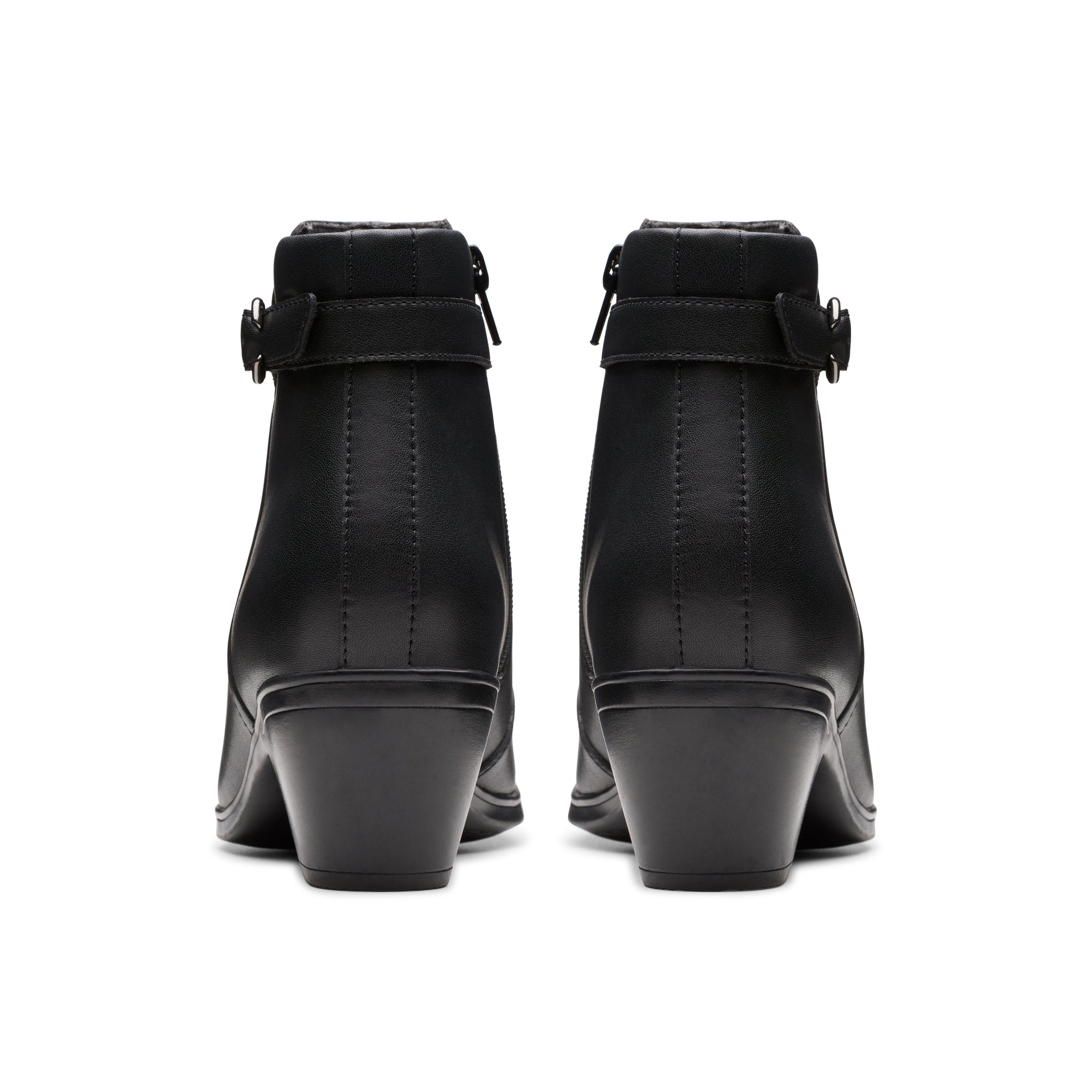 Clarks Emily2 Belle Black Leather *Wide*