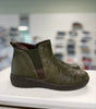 Volks Walkers Women's BIJAR Leather Boot in Khaki
