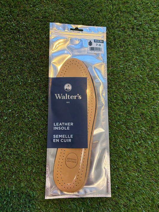 Walter's Shoe Care Leather Insole  Men's 7/8