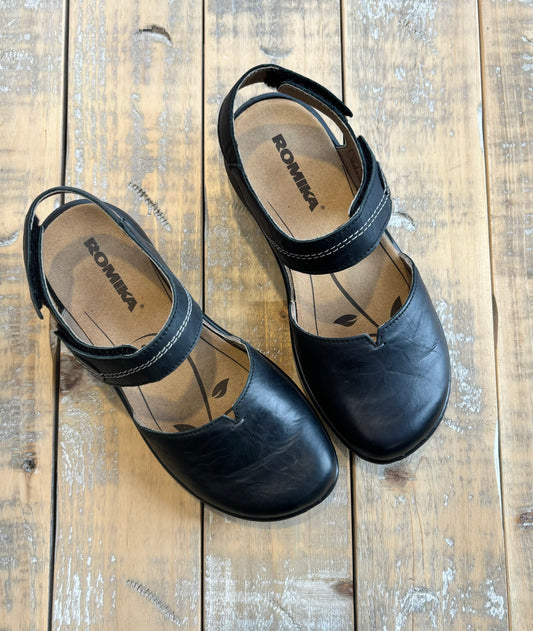 Romika Ibiza 77 Mary Jane in Black *LAST PAIR SIZE 36*
