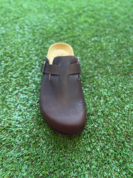 Biotime Men's Burly in Dark Brown Oiled Leather