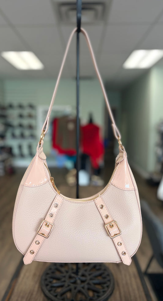 C'est Elle Handbag Half Moon in Rose