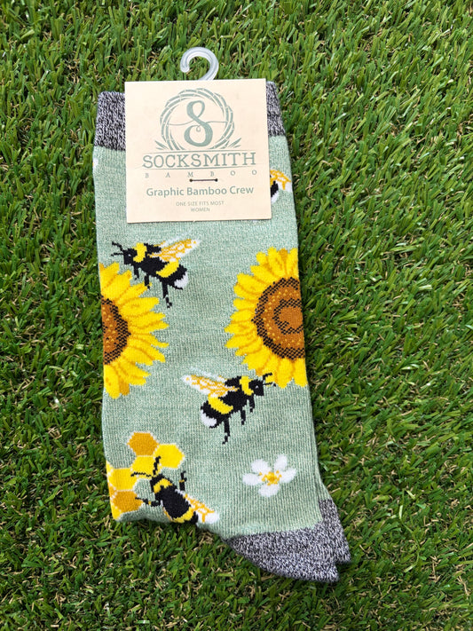 Socksmith Women's Honey In the Bank - Green Heather