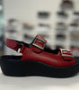 Wolky Women's Fortune Vegi Leather Red