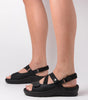Wolky Women's Lisse Antique Nubuck Black