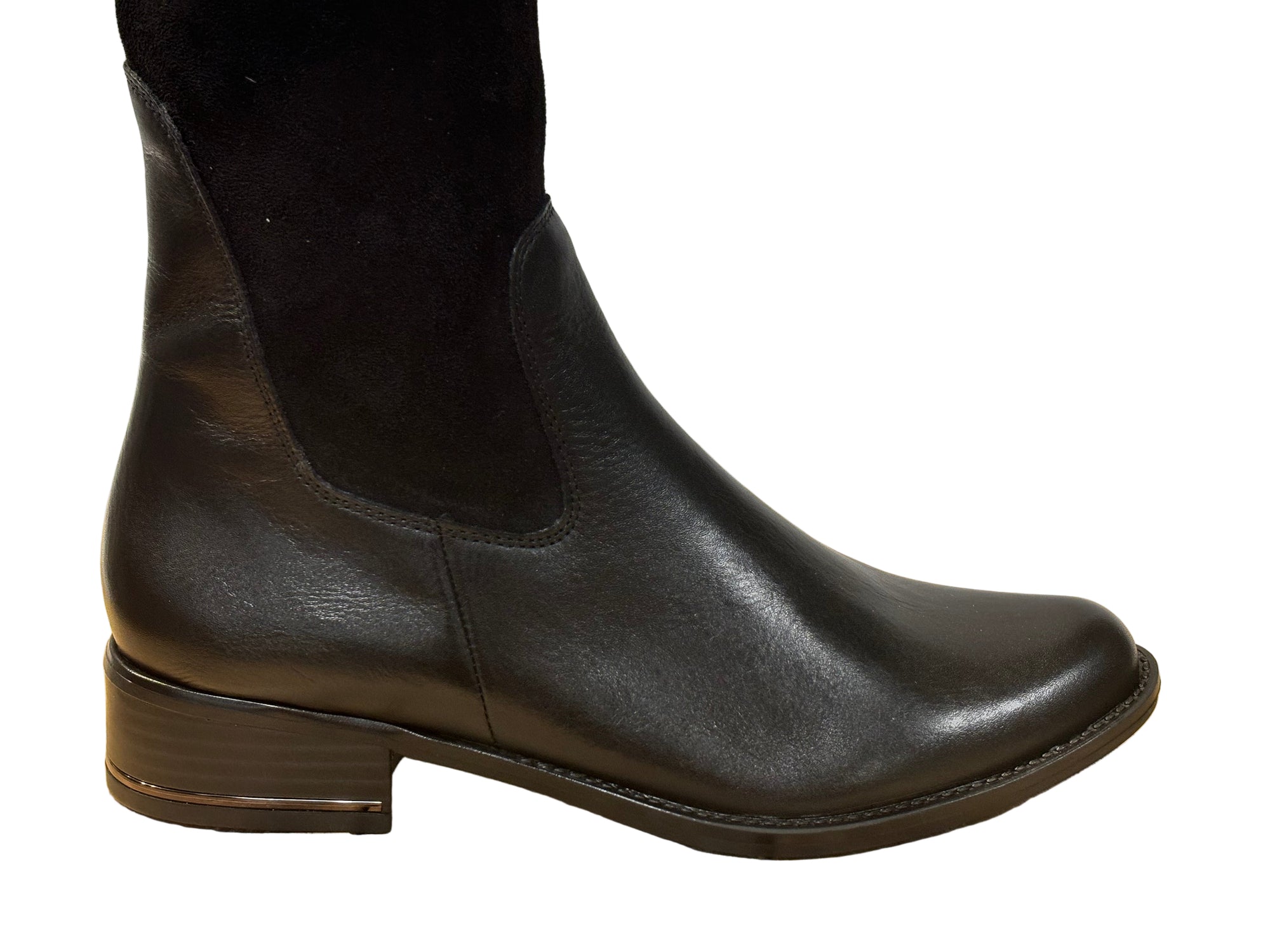 Caprice Women's Tall Black Stretch Boot