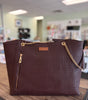 Sishka Women's Vegan Leather Satchel Bag – Shoulder Tote| Brown - SL-3030-BR