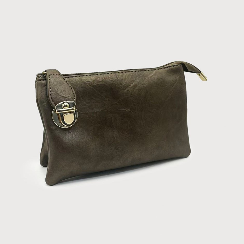 7012 Caracol "The Kelly Bag" Crossbody Bag (Small) Bronze