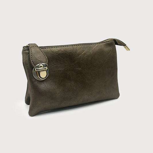 7012 Caracol "The Kelly Bag" Crossbody Bag (Small) Bronze